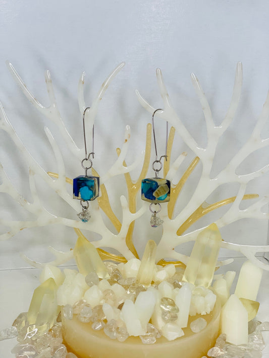 Blue Stones earrings